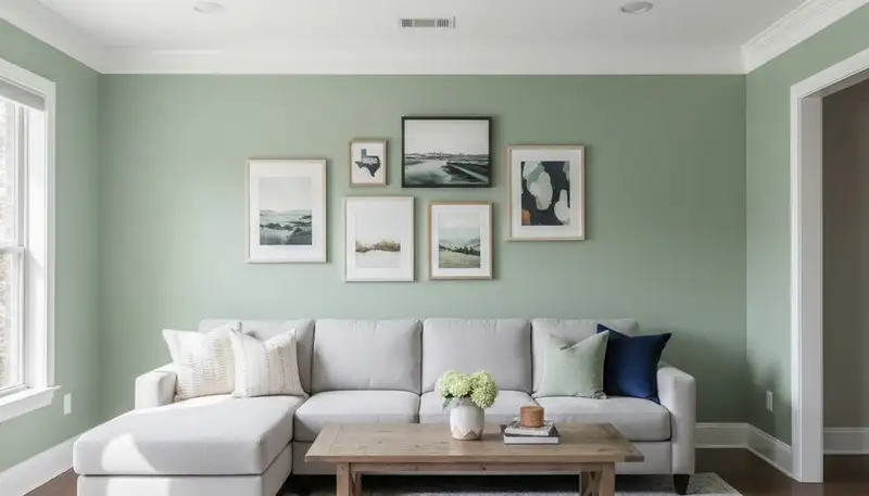 Professional interior painting results in Arlington, TX with smooth walls and modern color finishes