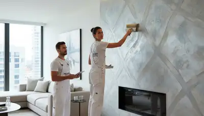 Professional faux painting and decorative wall finishes by expert painters in Arlington, TX homes