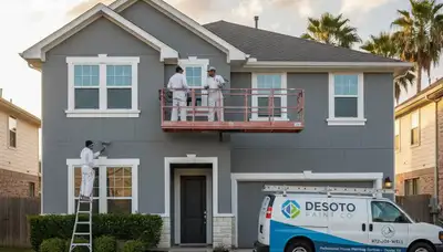 House painting contractors in Arlington, TX providing professional interior and exterior painting services