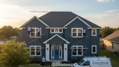 Professional house painting service in Arlington, TX for interior and exterior residential homes