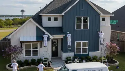 House painters in Arlington, TX providing professional interior and exterior painting services