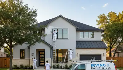 House painters in Arlington, TX providing professional residential painting services