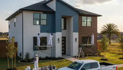House painters in Arlington, TX providing professional interior and exterior painting services