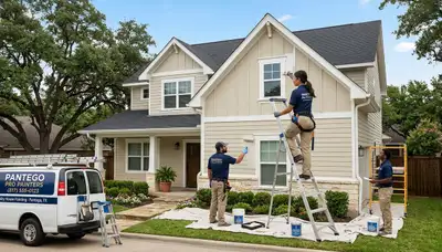 Professional house painters in Arlington TX providing expert exterior home painting services